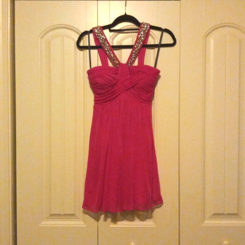 Women's Size 3 Fuscia Glamour Dress